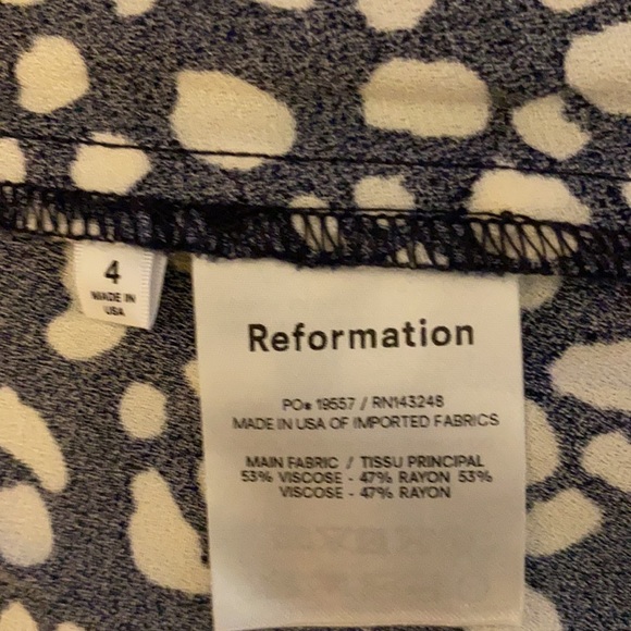 Reformation- Amaretto Dress in Spotty - Picture 5 of 6